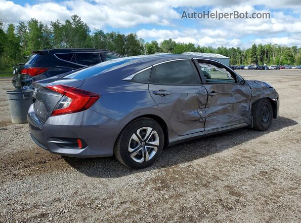 2HGFC2F50JH026211 2018 HONDA CIVIC Silver უკანა მარჯვენა