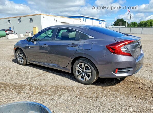 2HGFC2F50JH026211 2018 HONDA CIVIC Silver უკანა მარცხენა