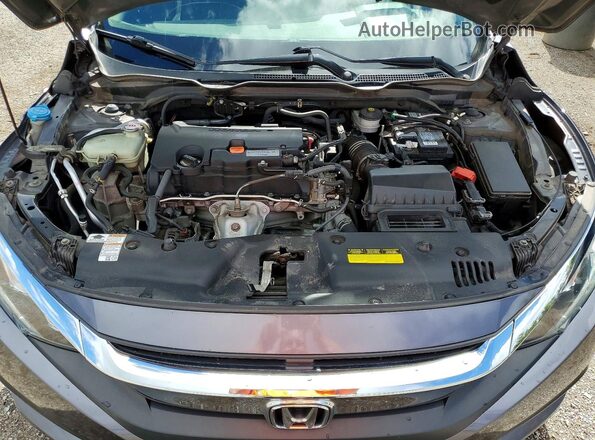 2HGFC2F50JH026211 2018 HONDA CIVIC Silver უკანა სალონის ხედი