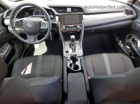 2HGFC2F50JH026211 2018 HONDA CIVIC Silver წინა პანელის ხედი