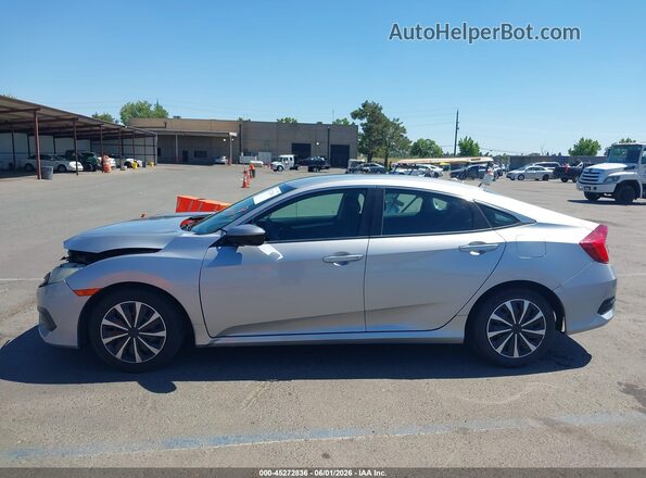 2HGFC2F50JH503378 2018 HONDA CIVIC Silver Vista interior de 360 grados