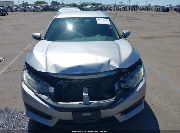 2HGFC2F50JH503378 2018 HONDA CIVIC Silver Vista del cuadro de instrumentos