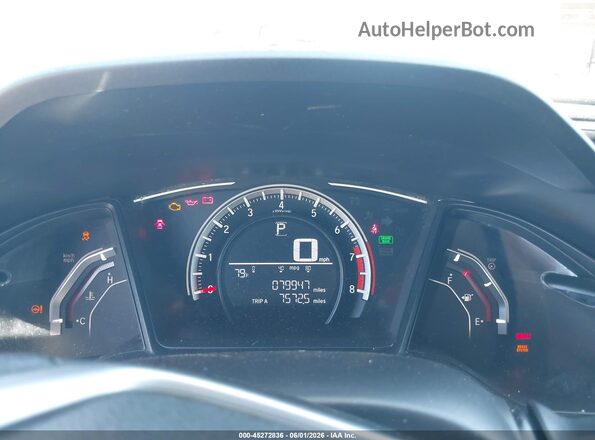 2HGFC2F50JH503378 2018 HONDA CIVIC Silver Vista de los asientos traseros