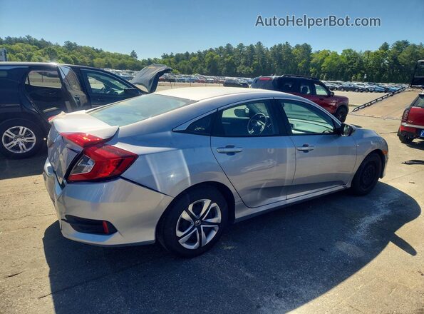 2HGFC2F50JH509777 2018 HONDA CIVIC Серебряный Задняя правая четверть