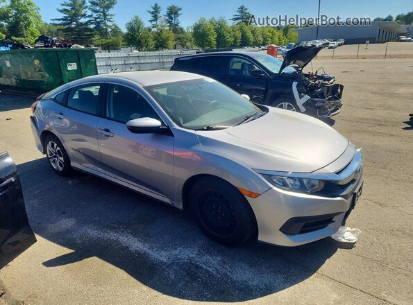 2HGFC2F50JH509777 2018 HONDA CIVIC Серебряный Передняя правая четверть