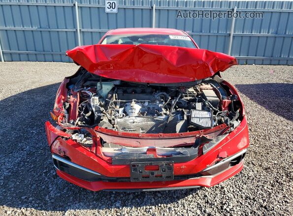 2HGFC2F50KH011290 2019 HONDA CIVIC Красный Вид спереди