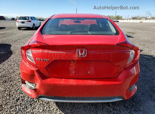 2HGFC2F50KH011290 2019 HONDA CIVIC Красный Вид сзади