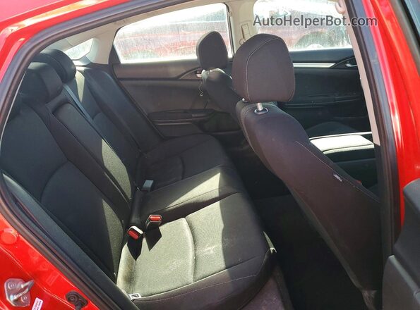 2HGFC2F50KH011290 2019 HONDA CIVIC Красный Вид задних сидений