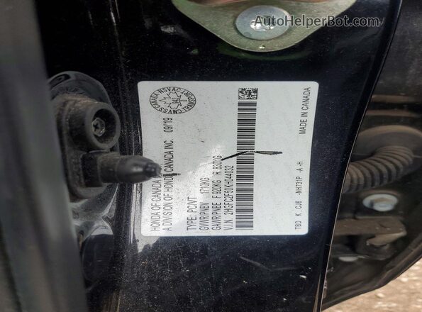 2HGFC2F50KH044032 2019 HONDA CIVIC Black 