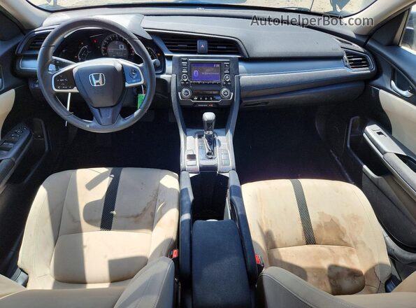 2HGFC2F51GH524488 2016 HONDA CIVIC Black Widok deski rozdzielczej