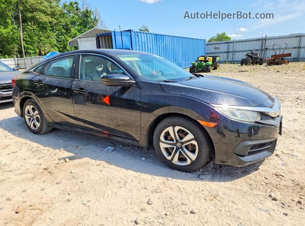 2HGFC2F51GH524488 2016 HONDA CIVIC Black Przód prawy