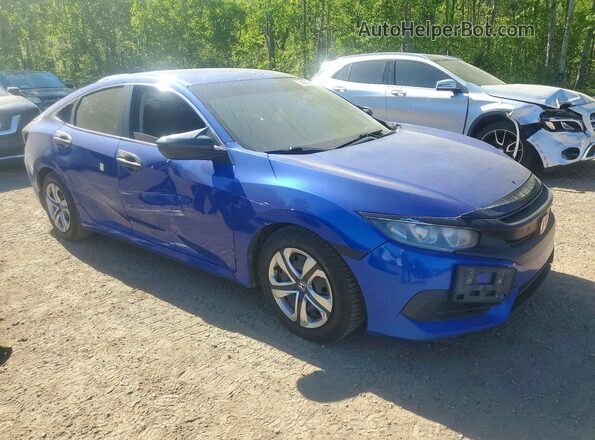 2HGFC2F51HH022095 2017 HONDA CIVIC Blue Front right