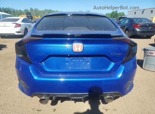 2HGFC2F51HH022095 2017 HONDA CIVIC Blue Rear view
