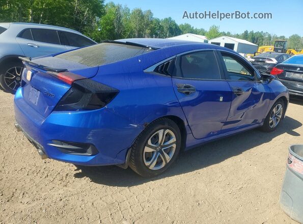 2HGFC2F51HH022095 2017 HONDA CIVIC Blue Rear right