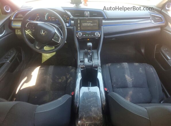 2HGFC2F51HH022095 2017 HONDA CIVIC Blue Dashboard view