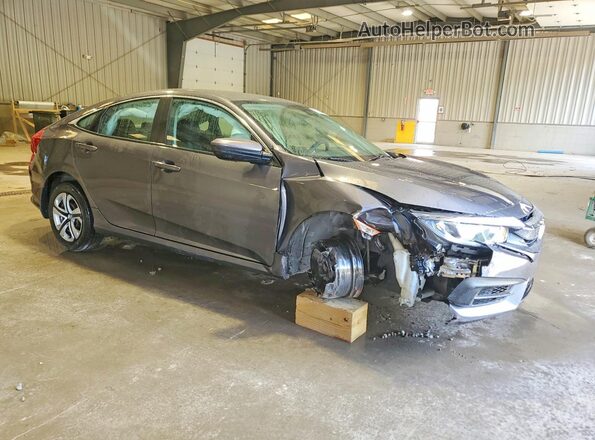 2HGFC2F51HH565883 2017 HONDA CIVIC Gray Передня права чверть