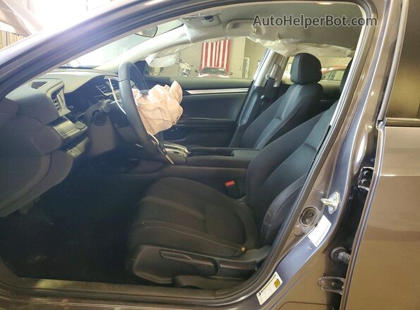 2HGFC2F51HH565883 2017 HONDA CIVIC Gray Вид салону спереду