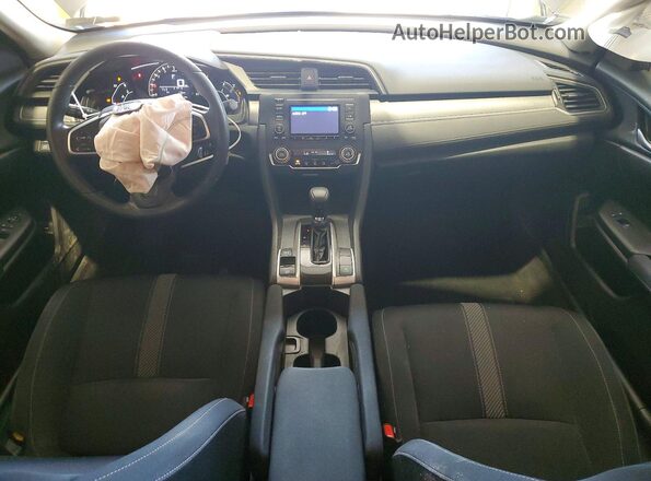 2HGFC2F51HH565883 2017 HONDA CIVIC Gray Вид панелі приладів