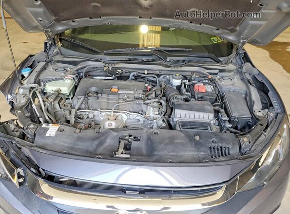 2HGFC2F51HH565883 2017 HONDA CIVIC Gray Вид задньої частини салону