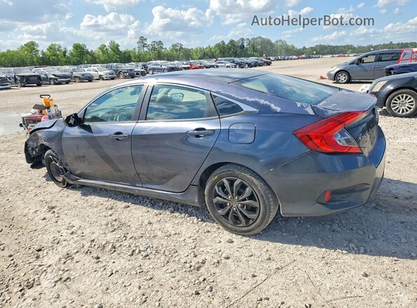 2HGFC2F51HH568881 2017 HONDA CIVIC Blue Задня ліва чверть