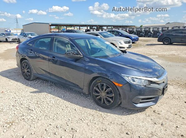 2HGFC2F51HH568881 2017 HONDA CIVIC Blue Передня права чверть