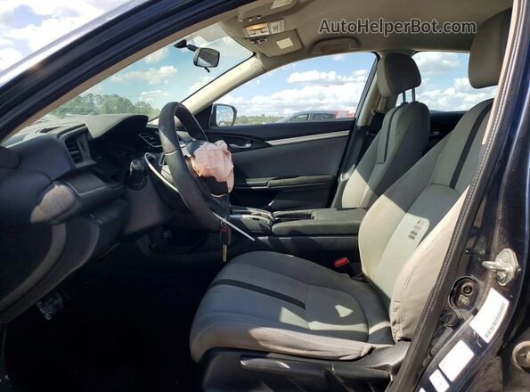2HGFC2F51HH568881 2017 HONDA CIVIC Blue Вид салону спереду