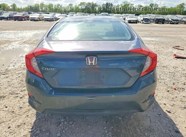 2HGFC2F51HH568881 2017 HONDA CIVIC Blue Вид ззаду
