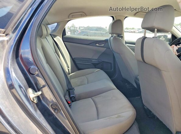 2HGFC2F51HH568881 2017 HONDA CIVIC Blue Вид задніх сидінь
