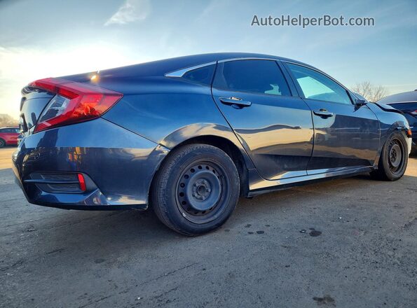 2HGFC2F51JH539323 2018 HONDA CIVIC Blue Հետևի աջ
