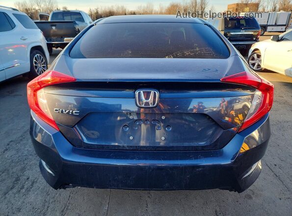 2HGFC2F51JH539323 2018 HONDA CIVIC Blue Հետևի տեսք
