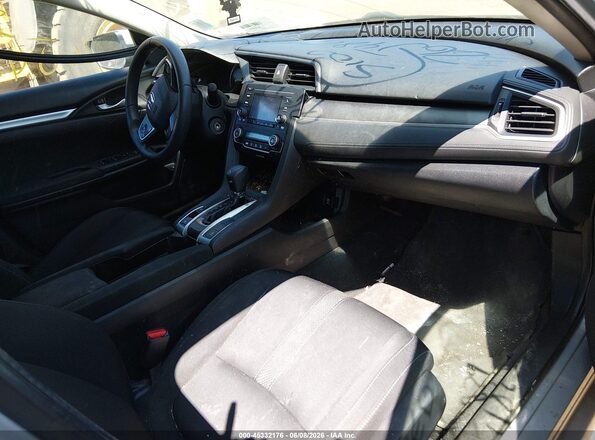 2HGFC2F51JH540083 2018 HONDA CIVIC Silver Widok wnętrza z przodu