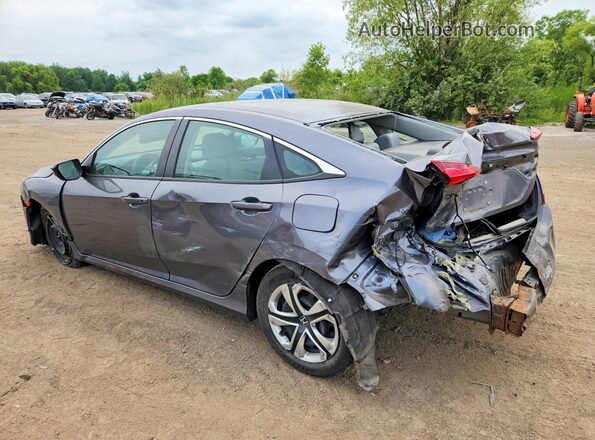 2HGFC2F51JH574069 2018 HONDA CIVIC Gray 