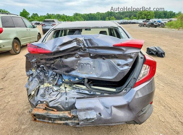 2HGFC2F51JH574069 2018 HONDA CIVIC Gray 
