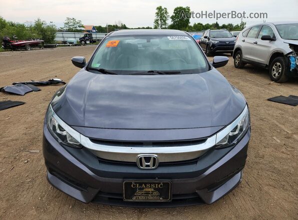 2HGFC2F51JH574069 2018 HONDA CIVIC Gray 