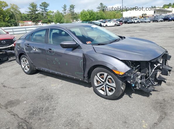 2HGFC2F51JH584553 2018 HONDA CIVIC Gray Առջևի աջ