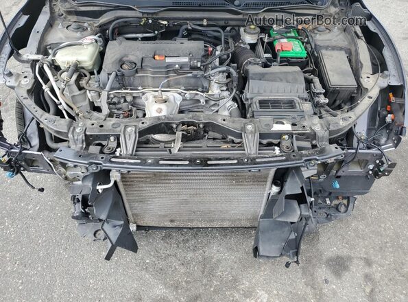 2HGFC2F51JH584553 2018 HONDA CIVIC Gray Սալոնի հետևի տեսք