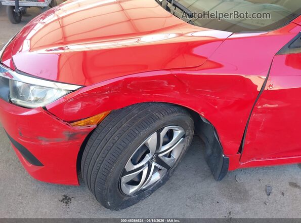 2HGFC2F51JH597643 2018 HONDA CIVIC Red Դիմացի տեսք