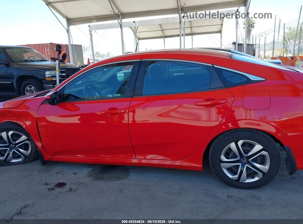 2HGFC2F51JH597643 2018 HONDA CIVIC Red Սալոնի 360 աստիճան տեսք
