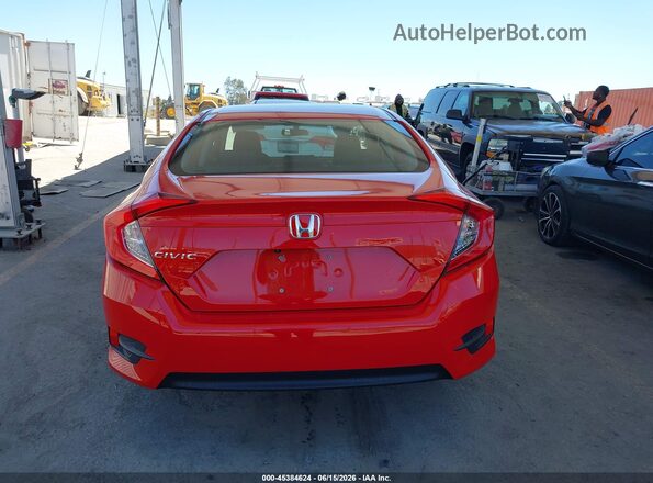 2HGFC2F51JH597643 2018 HONDA CIVIC Red 