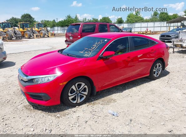 2HGFC2F51JH601013 2018 HONDA CIVIC Red Vista tres cuartos delantera izquierda