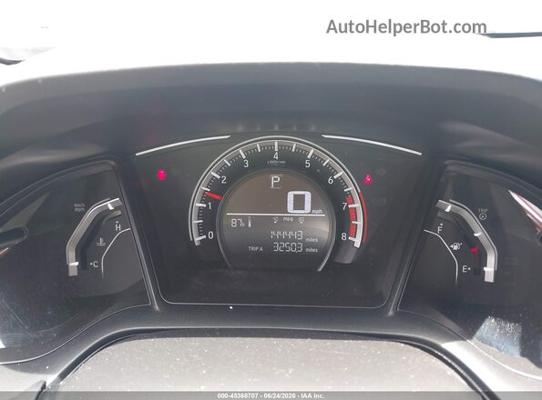 2HGFC2F51JH601013 2018 HONDA CIVIC Red Vista de los asientos traseros