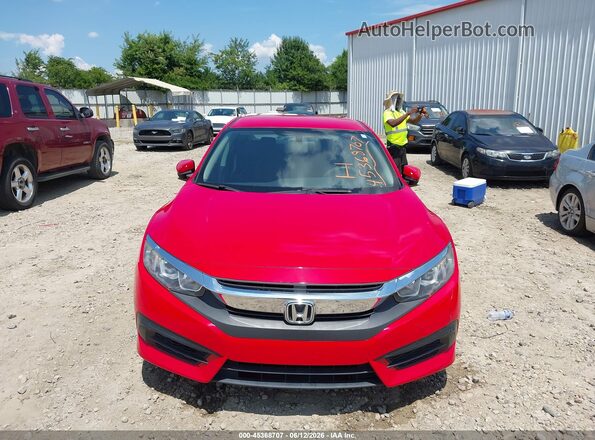 2HGFC2F51JH601013 2018 HONDA CIVIC Red Vista del cuadro de instrumentos