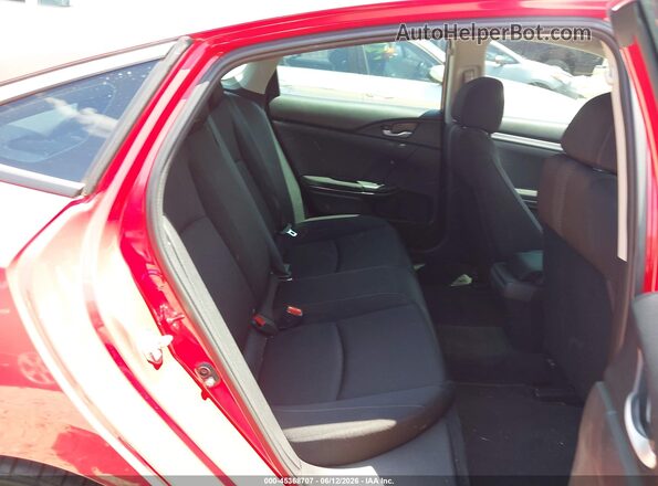 2HGFC2F51JH601013 2018 HONDA CIVIC Red Vista de la etiqueta del VIN