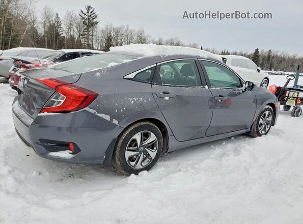 2HGFC2F51KH001500 2019 HONDA CIVIC Gray Задня права чверть