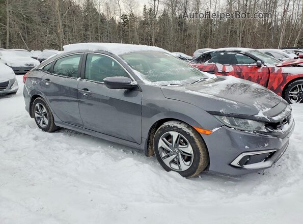 2HGFC2F51KH001500 2019 HONDA CIVIC Gray Передня права чверть