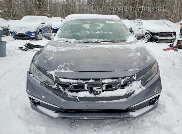 2HGFC2F51KH001500 2019 HONDA CIVIC Gray Вид спереду