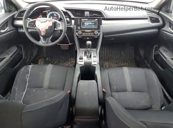2HGFC2F51KH001500 2019 HONDA CIVIC Gray Вид панелі приладів