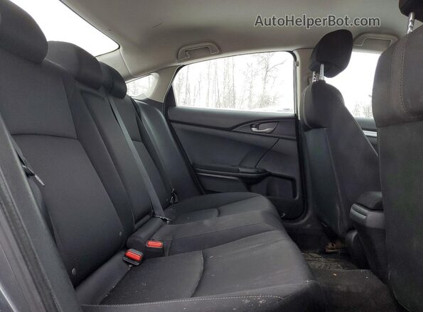 2HGFC2F51KH001500 2019 HONDA CIVIC Gray Вид задніх сидінь