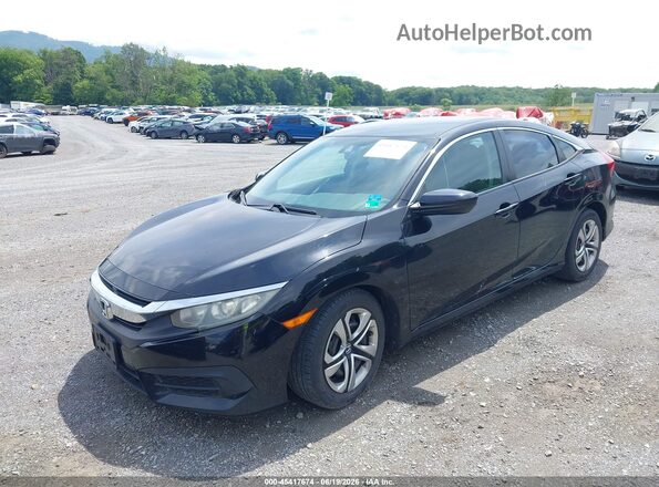 2HGFC2F52GH515346 2016 HONDA CIVIC Черный Передняя левая четверть