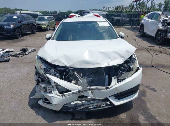 2HGFC2F52GH521938 2016 HONDA CIVIC White Widok wnętrza z tyłu